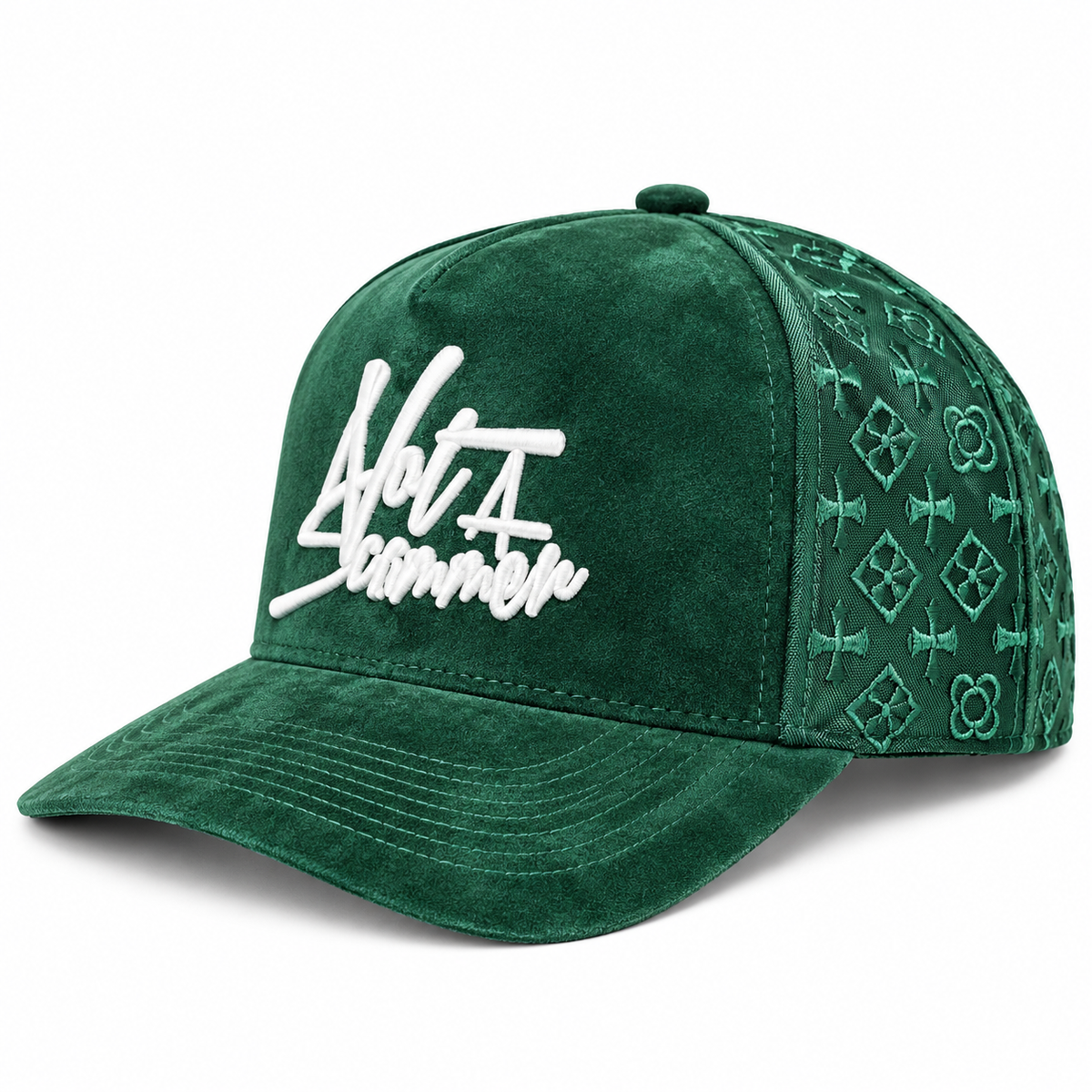 Money Green Velvet N.A.S Hat