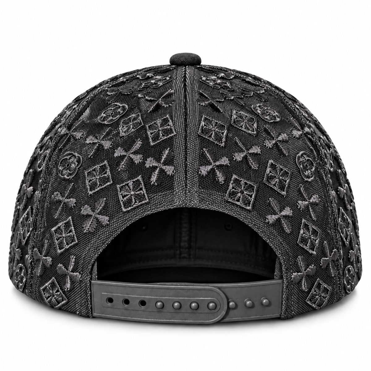 Rhinestone Black N.A.S. Hat