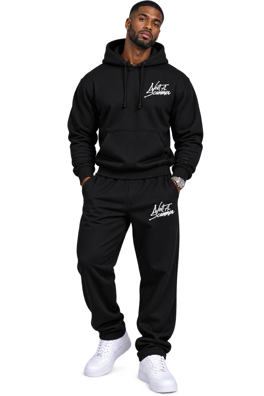 Black N.A.S. Sweatsuit