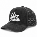 Rhinestone Black N.A.S. Hat