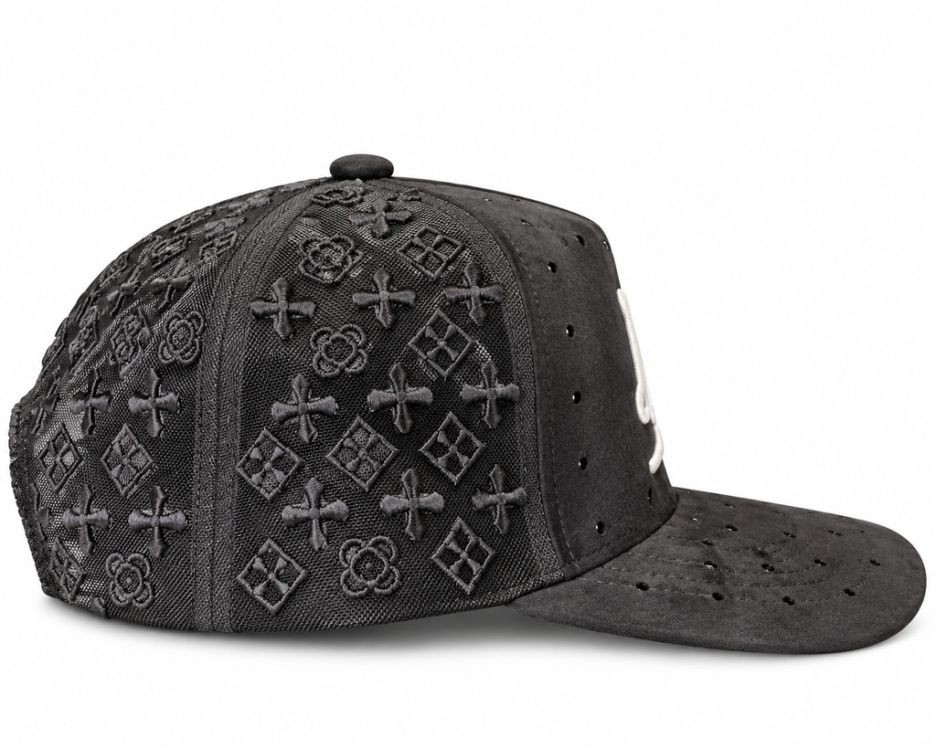 Rhinestone Black N.A.S. Hat